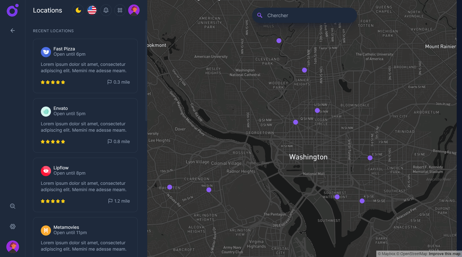 Tairo - Right map panel